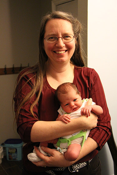 Julie with granddaughter Jade