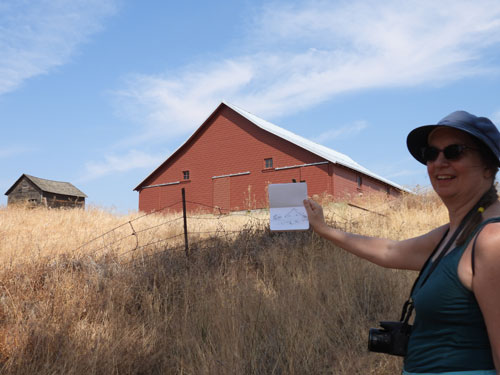 sketching the Barn