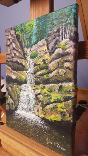 Troll Falls side view