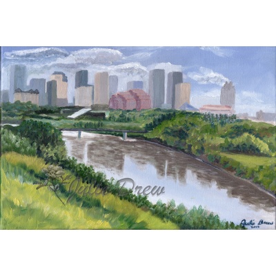 Hazy Day in Edmonton - Original